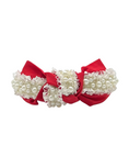 Load image into Gallery viewer, Red with Pearl Trim
