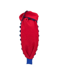 Load image into Gallery viewer, Royal Blue Scallop on Red
