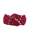 Load image into Gallery viewer, White Scallop on Crimson
