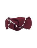 Load image into Gallery viewer, White Scallop on Maroon
