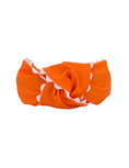 Load image into Gallery viewer, White Scallop on Orange

