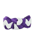 Load image into Gallery viewer, White Ric Rac on Purple
