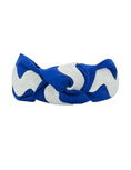 Load image into Gallery viewer, White Ric Rac on Royal Blue
