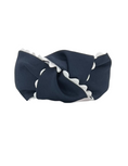 Load image into Gallery viewer, White Scallop on Navy
