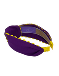 Load image into Gallery viewer, Yellow Scallop on Purple
